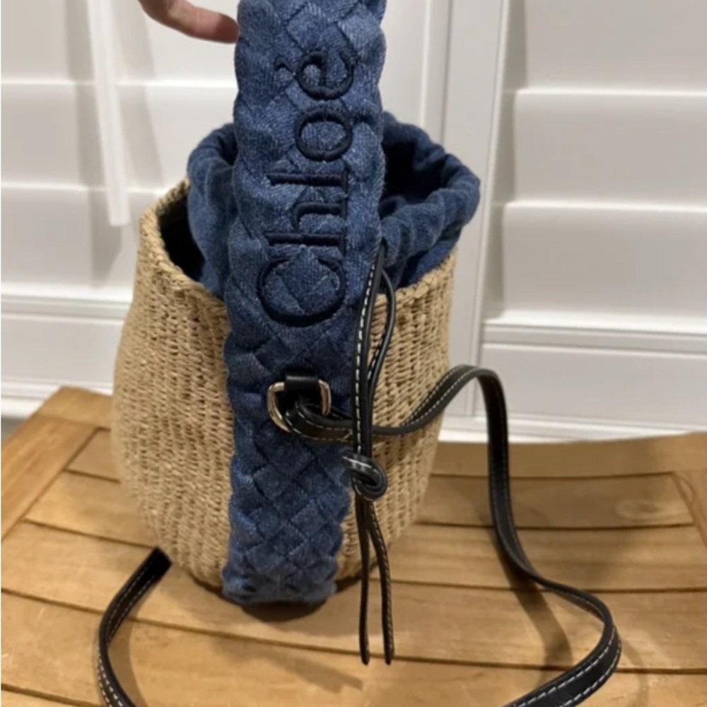 Chloé Woody Basket Leather Handbag - Picture 4 of 7